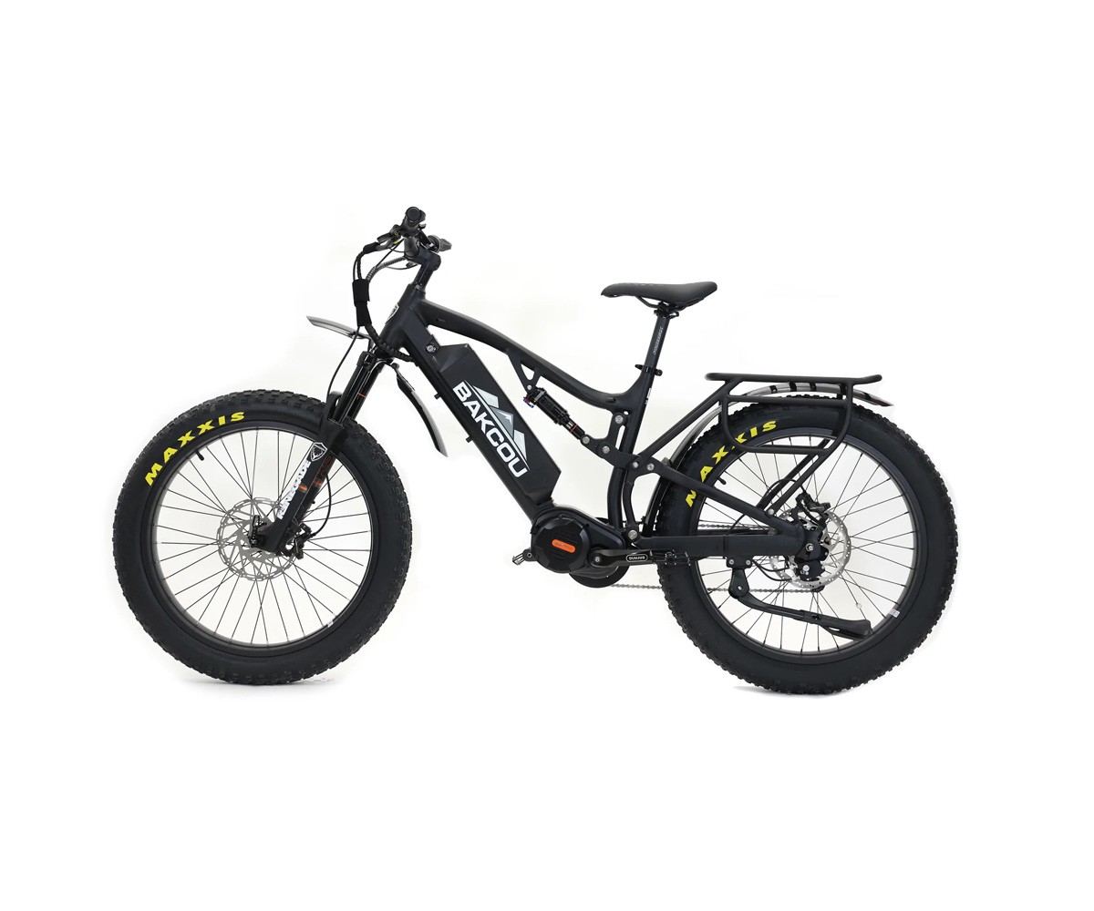 Side view of a black Storm Jager Bike