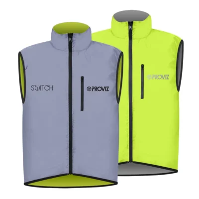 MEN'S REFLECTIVE REVERSIBLE CYCLING GILET
